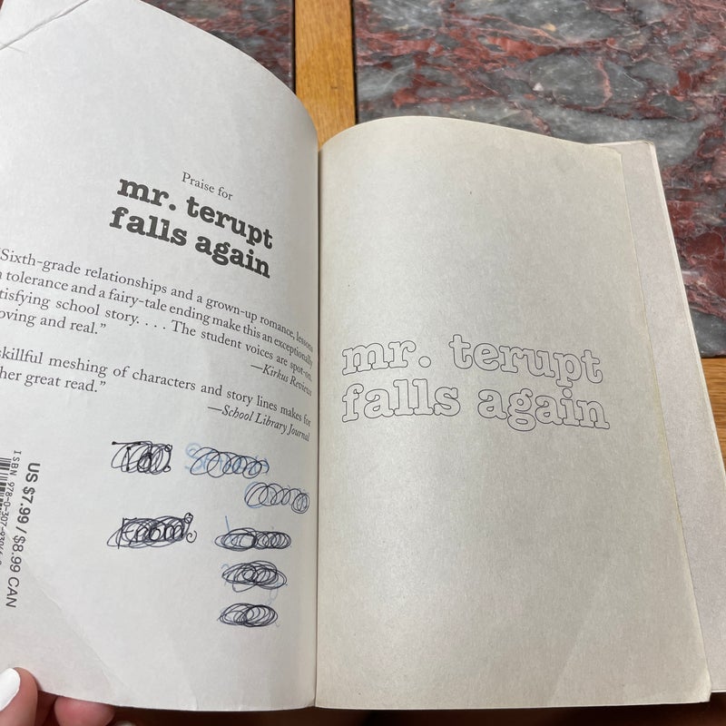 Mr. Terupt Falls Again