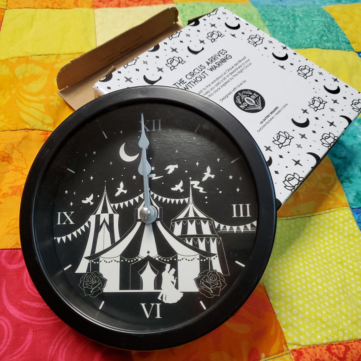 The Night Circus Clock OwlCrate by OwlCrate , Paperback Pangobooks