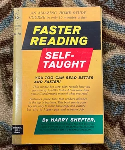 Faster Reading Self-Taught (VINTAGE, 1957)