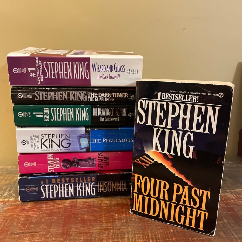 STEPHEN KING/RICHARD BACHMAN 7 BOOK BUNDLE