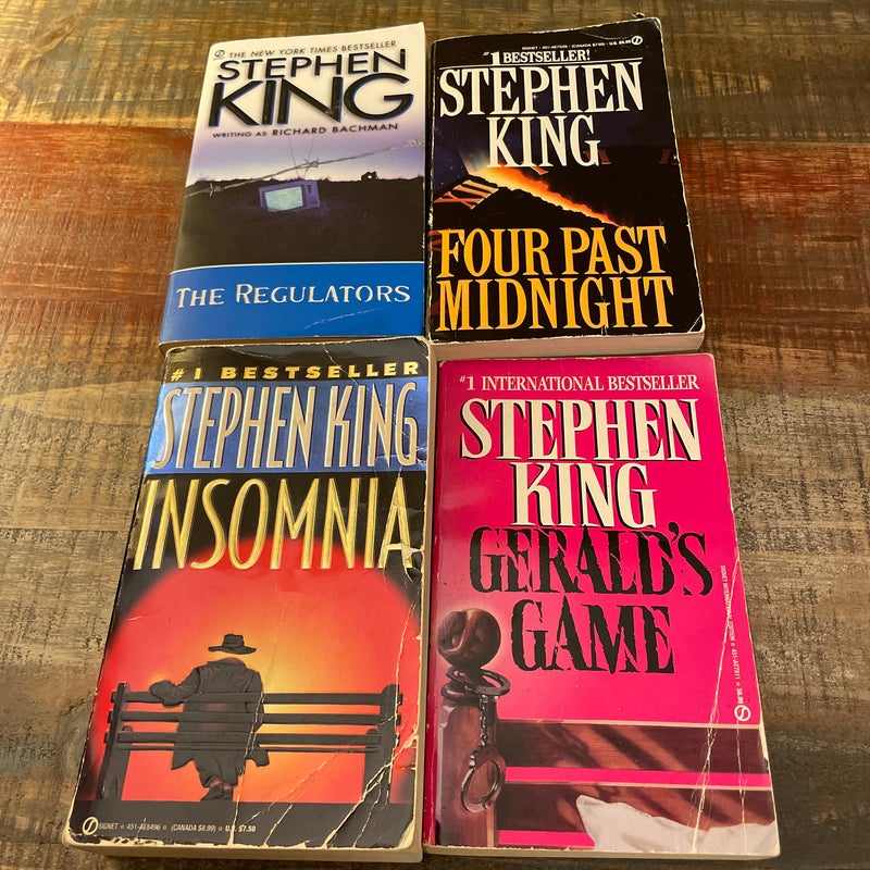 STEPHEN KING/RICHARD BACHMAN 7 BOOK BUNDLE