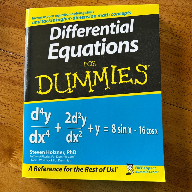 Differential Equations for Dummies