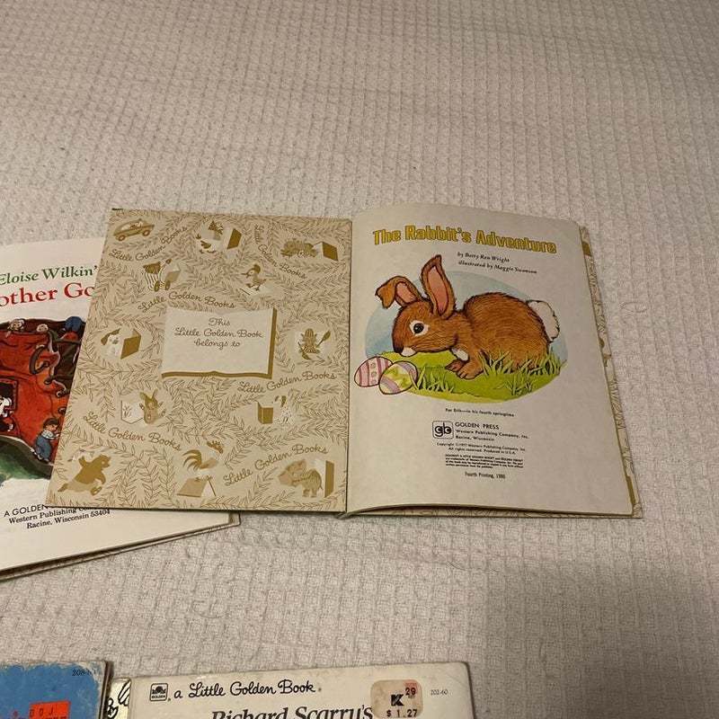 Bundle of various golden books 