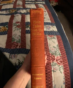 Vintage hardcover Plain tales from the hills 
