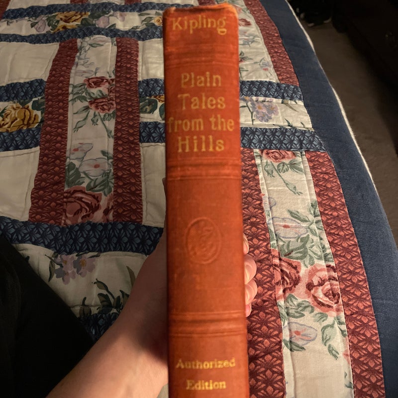 Vintage hardcover Plain tales from the hills 