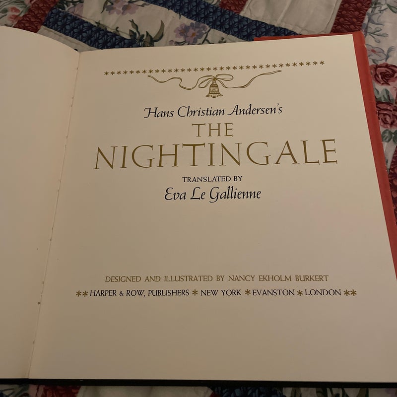Hans Christian Andersen’s the nightingale 