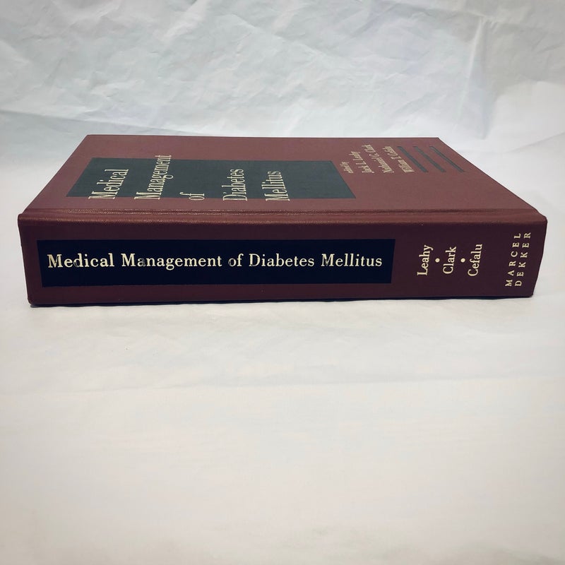 Mediacl Management of Diabetes Mellitus