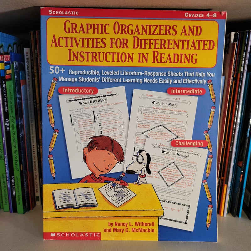 Graphic Organizers and Activities for Differentiated Institution in Reading 