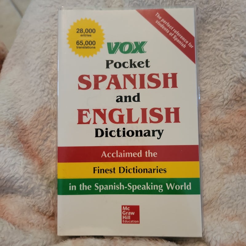 Vox Pocket Spanish-English Dictionary