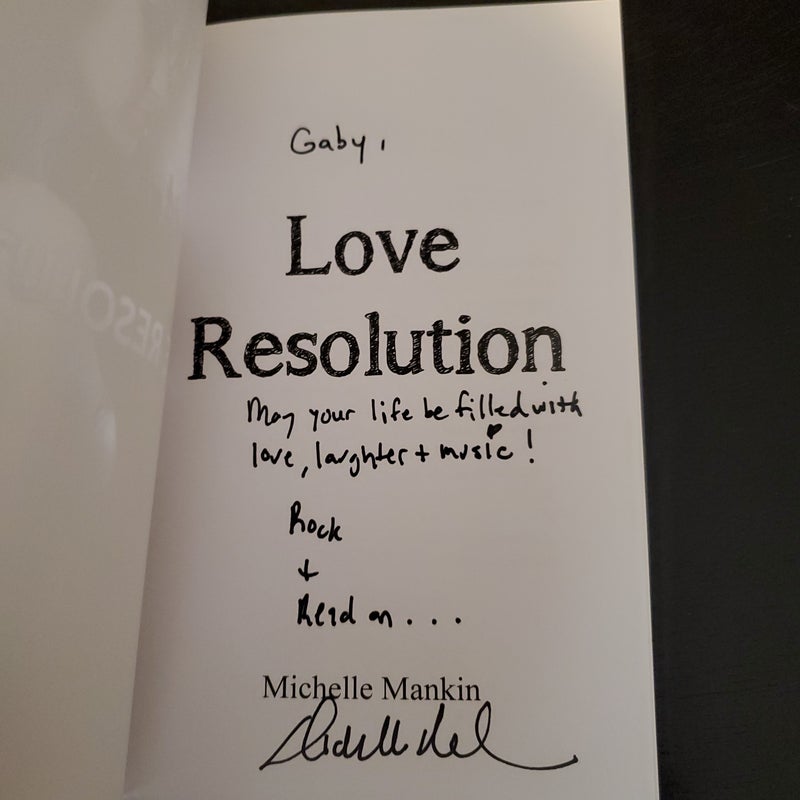 Love Resolution (SIGNED/PERSONALIZED)