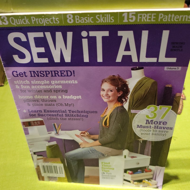 McCall's Sew It All magazine volume 5