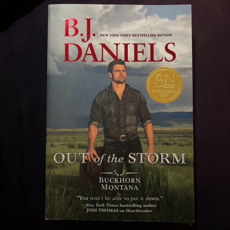 Out of the storm - signed 