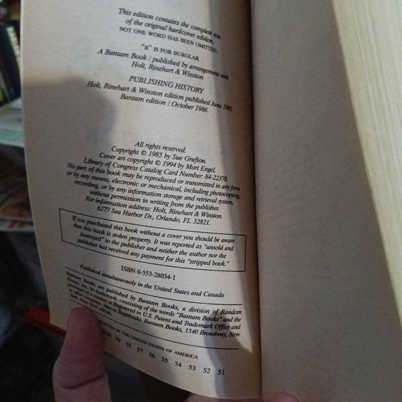 Two Sue Grafton books