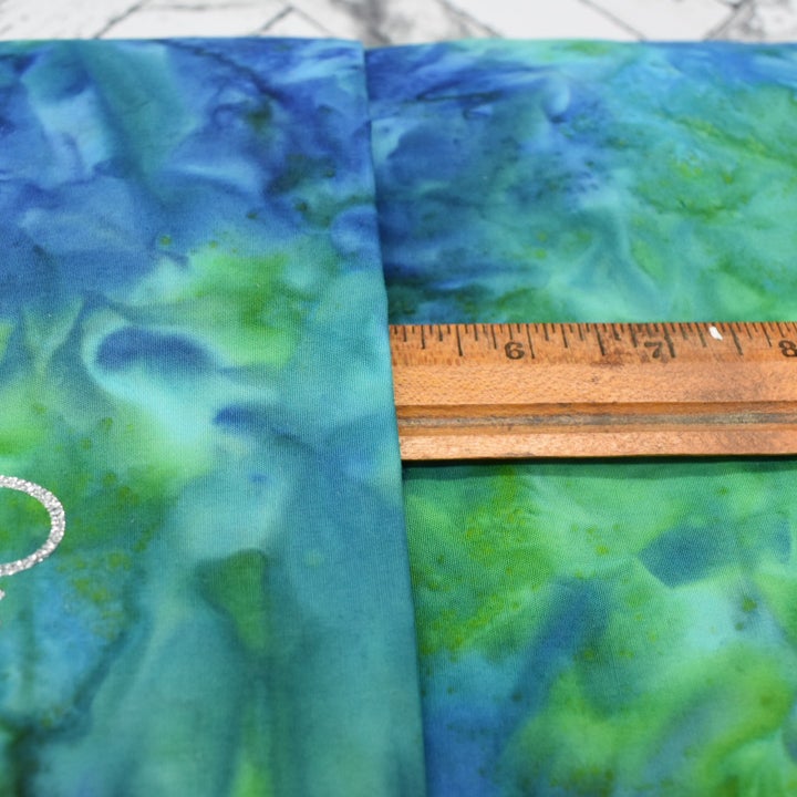Book Sleeve- Blue/Green Abstract- add on item-