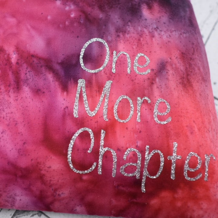 Book Sleeve- Pink/Purple Abstract- add on item