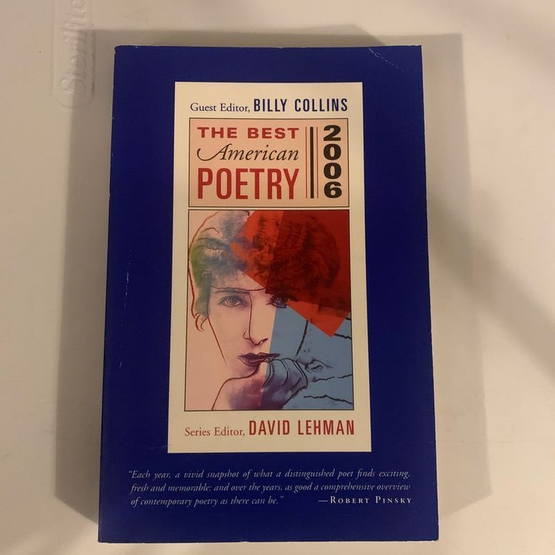 The Best American Poetry 2006