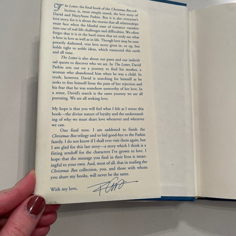 SIGNED — The Letter