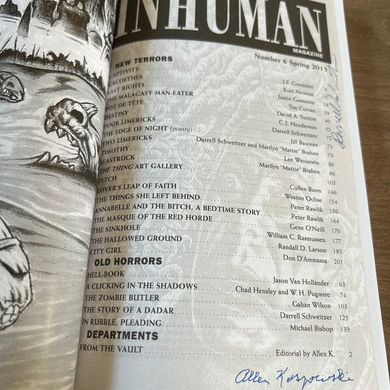 Inhuman horror magazine 