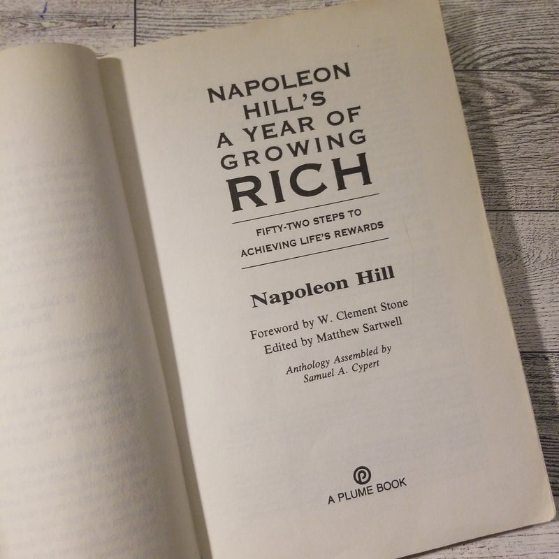 Napoleon Hill's a Year of Growing Rich