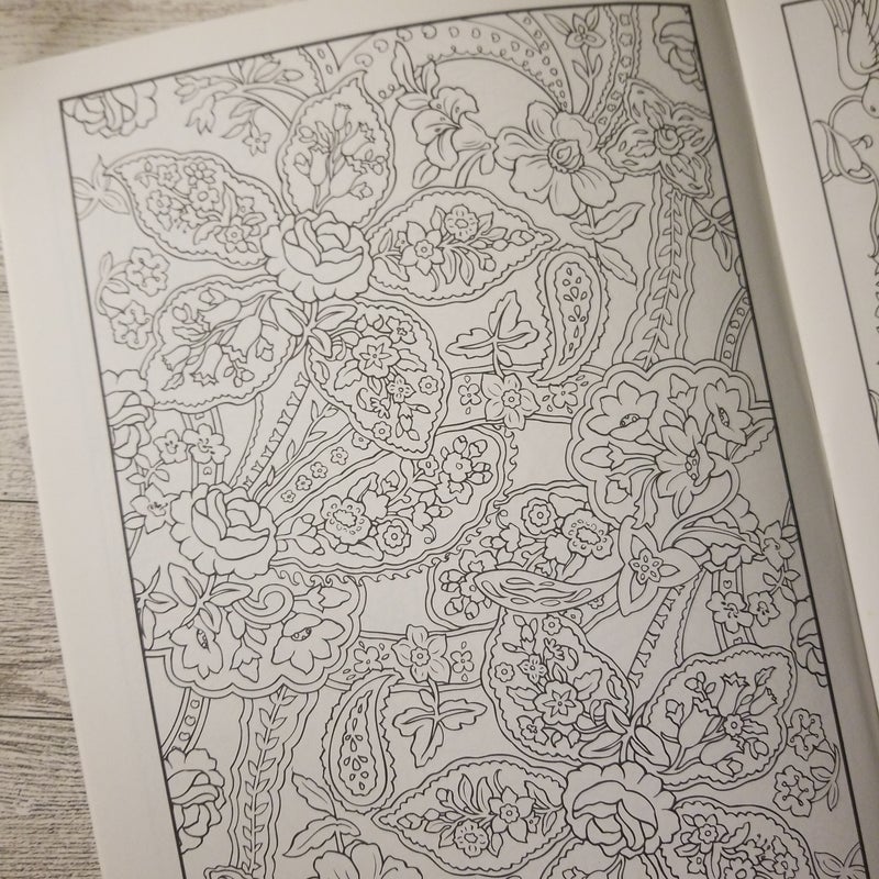 Paisley Designs Coloring Book