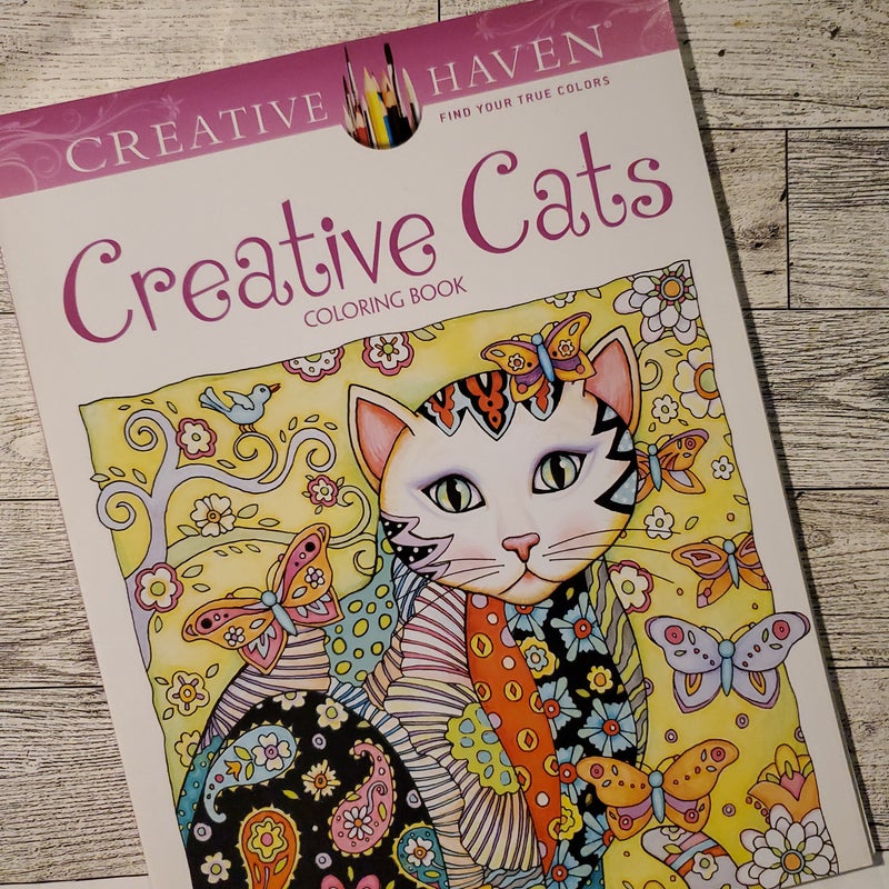 Creative Haven Creative Cats Coloring Book