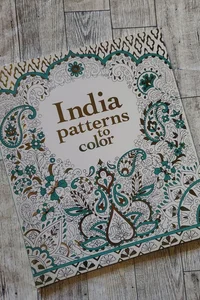 India Patterns to Color