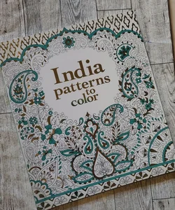 India Patterns to Color