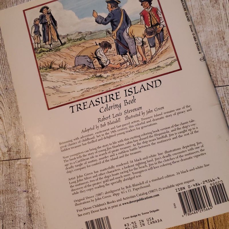 Treasure Island Coloring Book