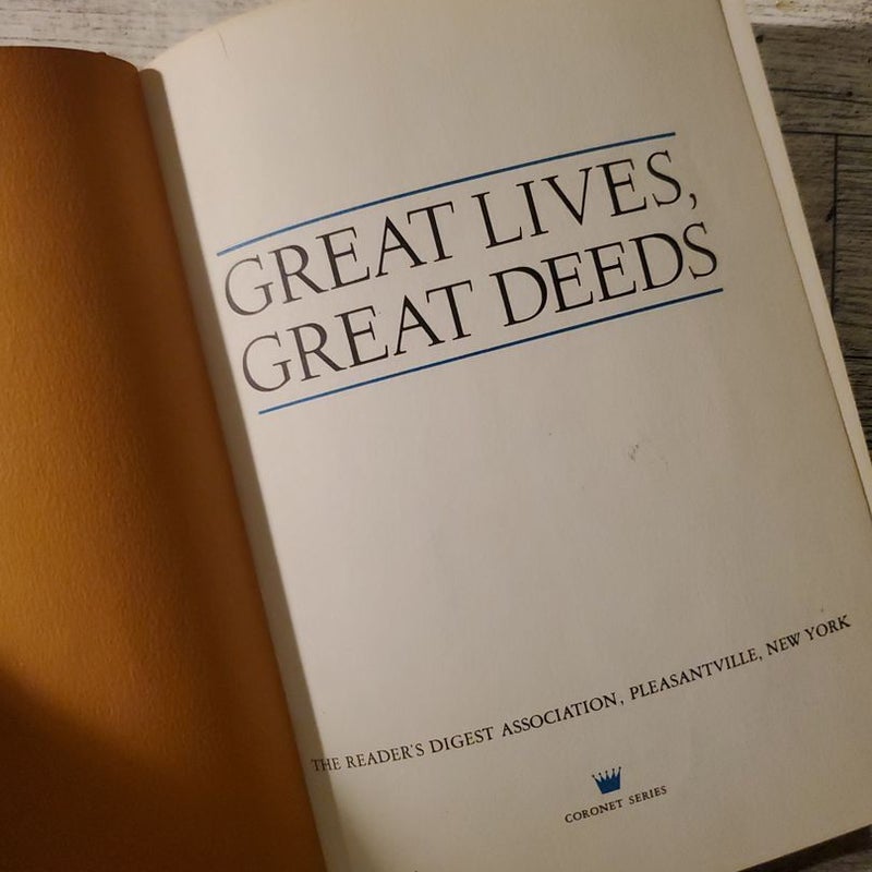 Great Lives Great Deeds