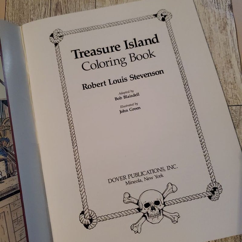 Treasure Island Coloring Book