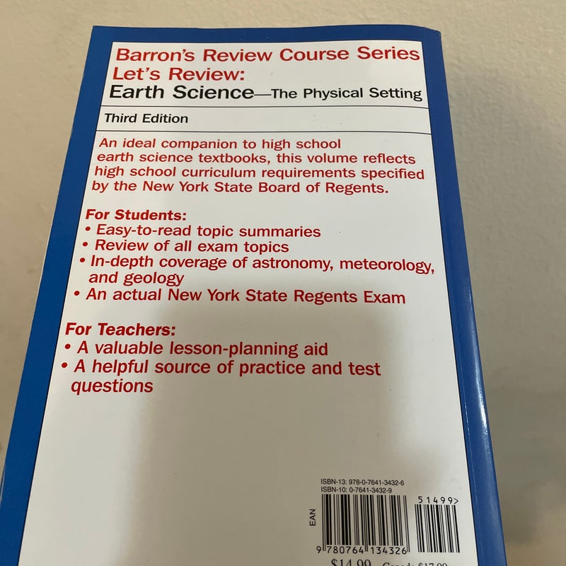 Let's Review: Earth Science