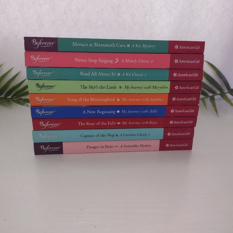American Girl Mixed Book Lot of 9 books 