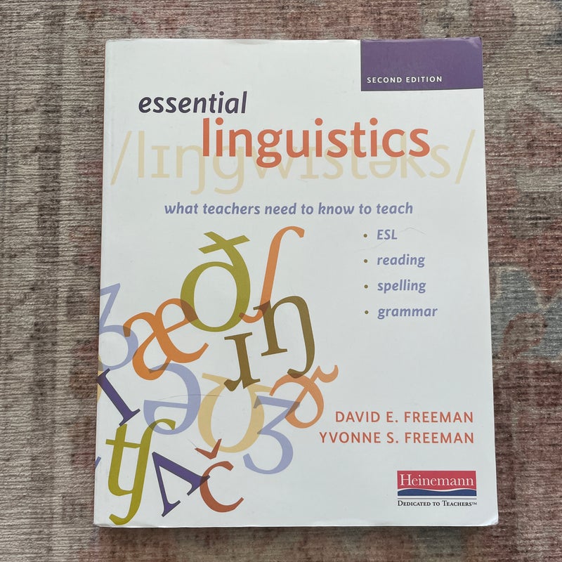 Essential Linguistics, Second Edition