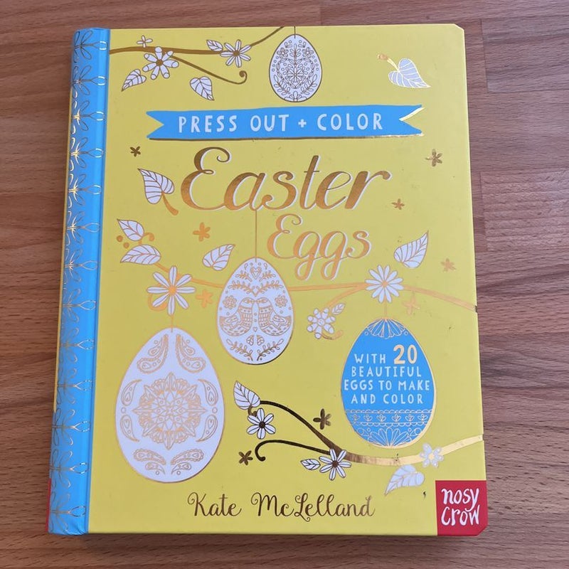 Press Out and Color: Easter Eggs