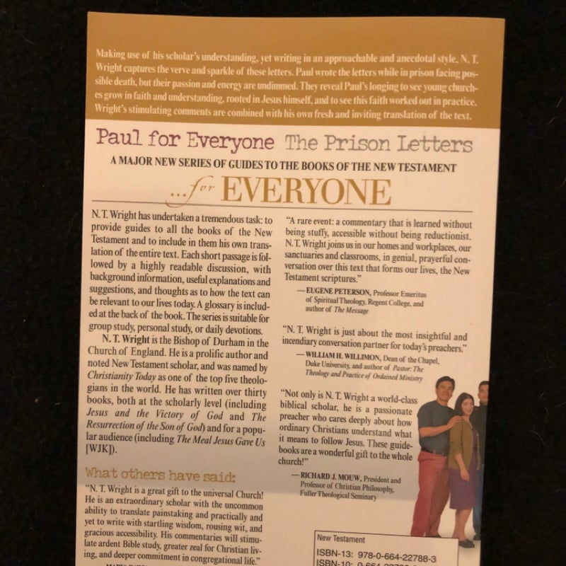 Paul for Everyone - The Prison Letters
