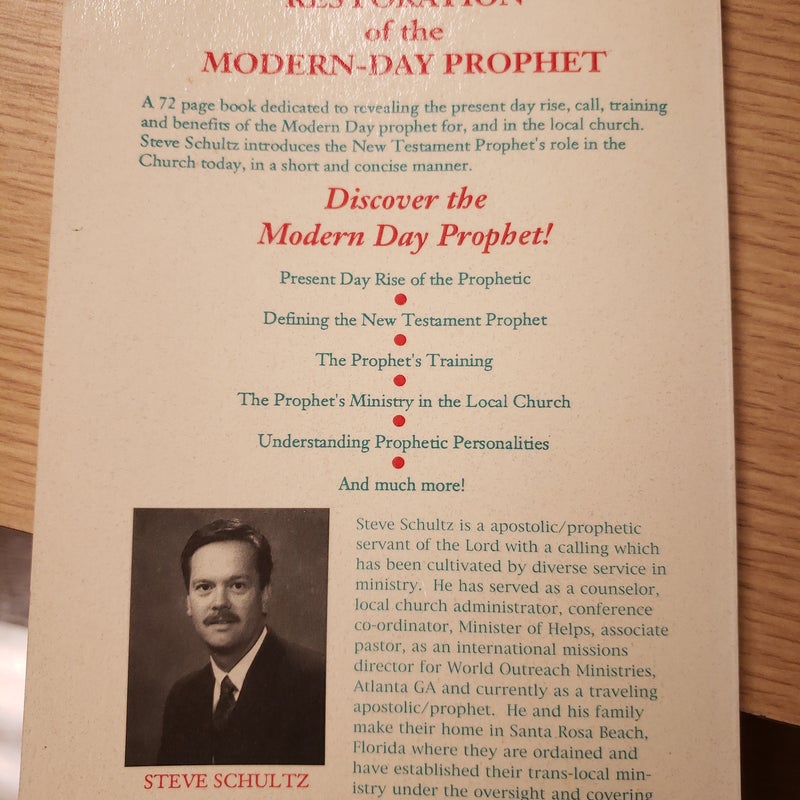 Restoration of the Modern-day Prophet 