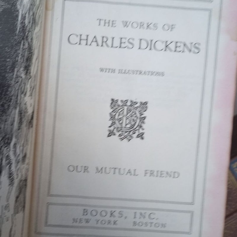 Vintage Charles Dickens set