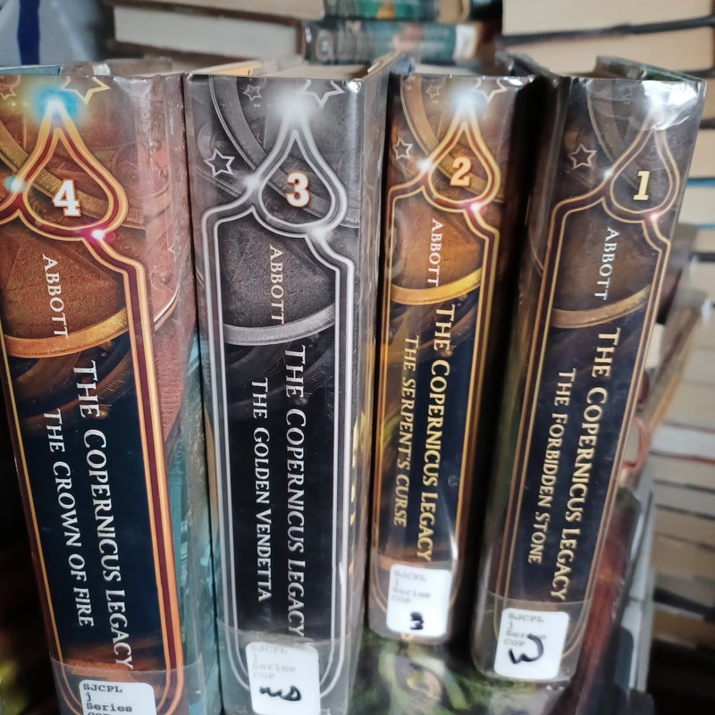 Books 1-4 of The Copernicus Legacy: the Forbidden Stone