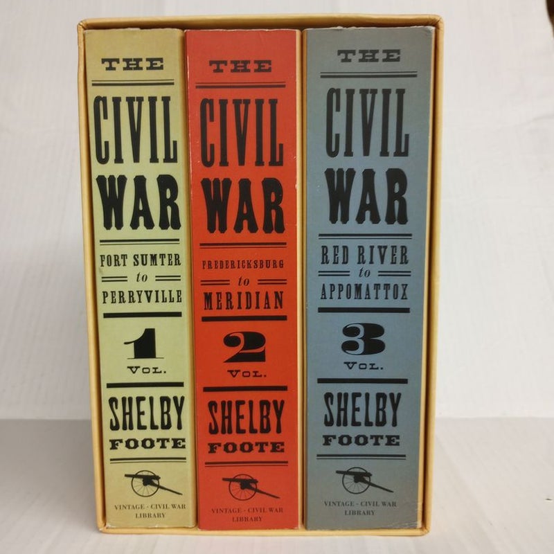 The Civil War: a Narrative - 3 Volume Box Set