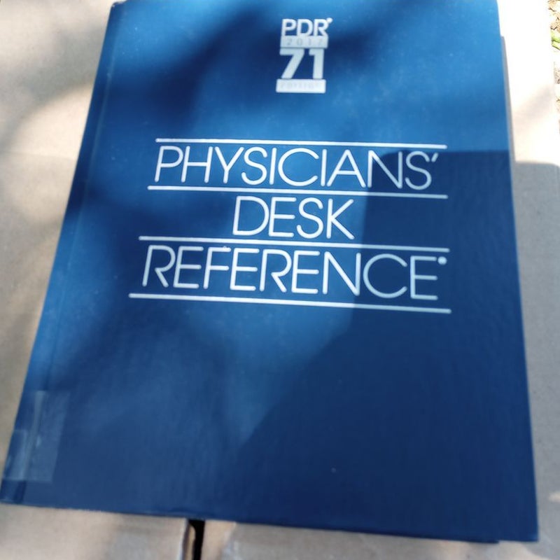 2017 Physicians Desk Reference 