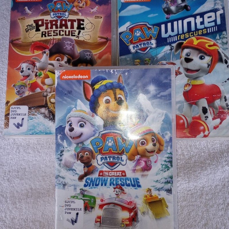 Paw Patrol DVDS 