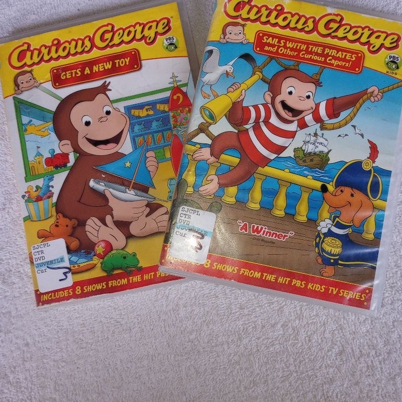 Curious George DVDs 