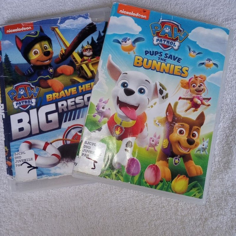 Paw Patrol DVDS 