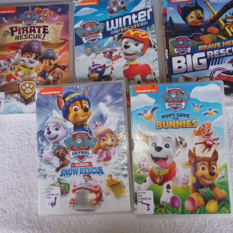 Paw Patrol DVDS 