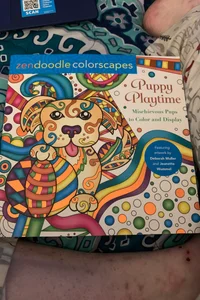 Zendoodle Colorscapes: Puppy Playtime
