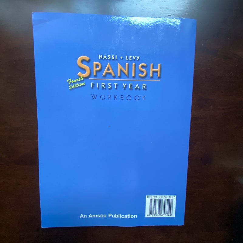 Workbook in Spanish First Year