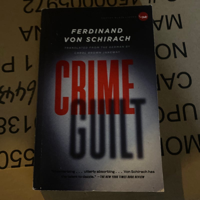 Crime and Guilt