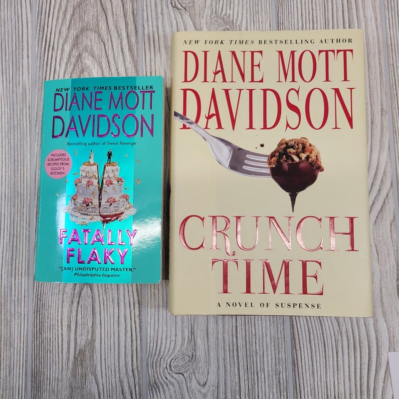 Lot of 2 Diane Mott Davidson Crunch Time