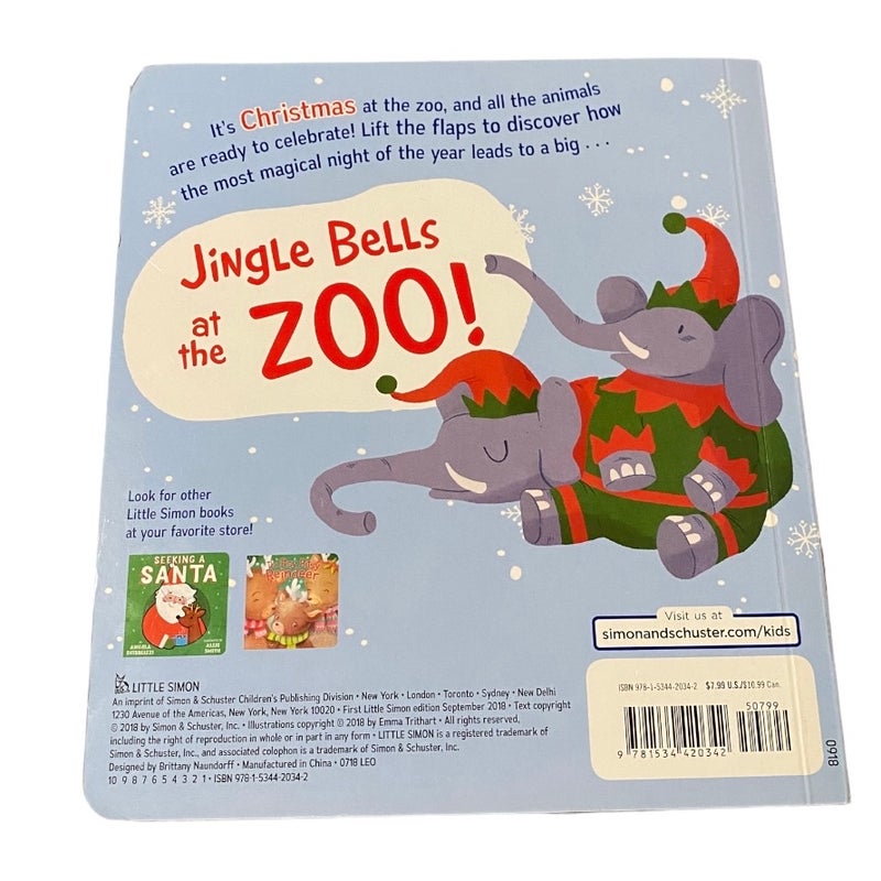 Jingle Bells at the Zoo by Jeffrey Burton, Hardcover Pangobooks