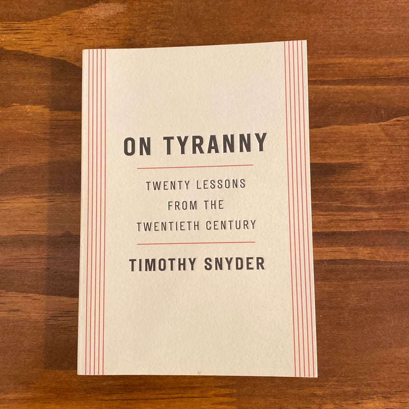 On Tyranny